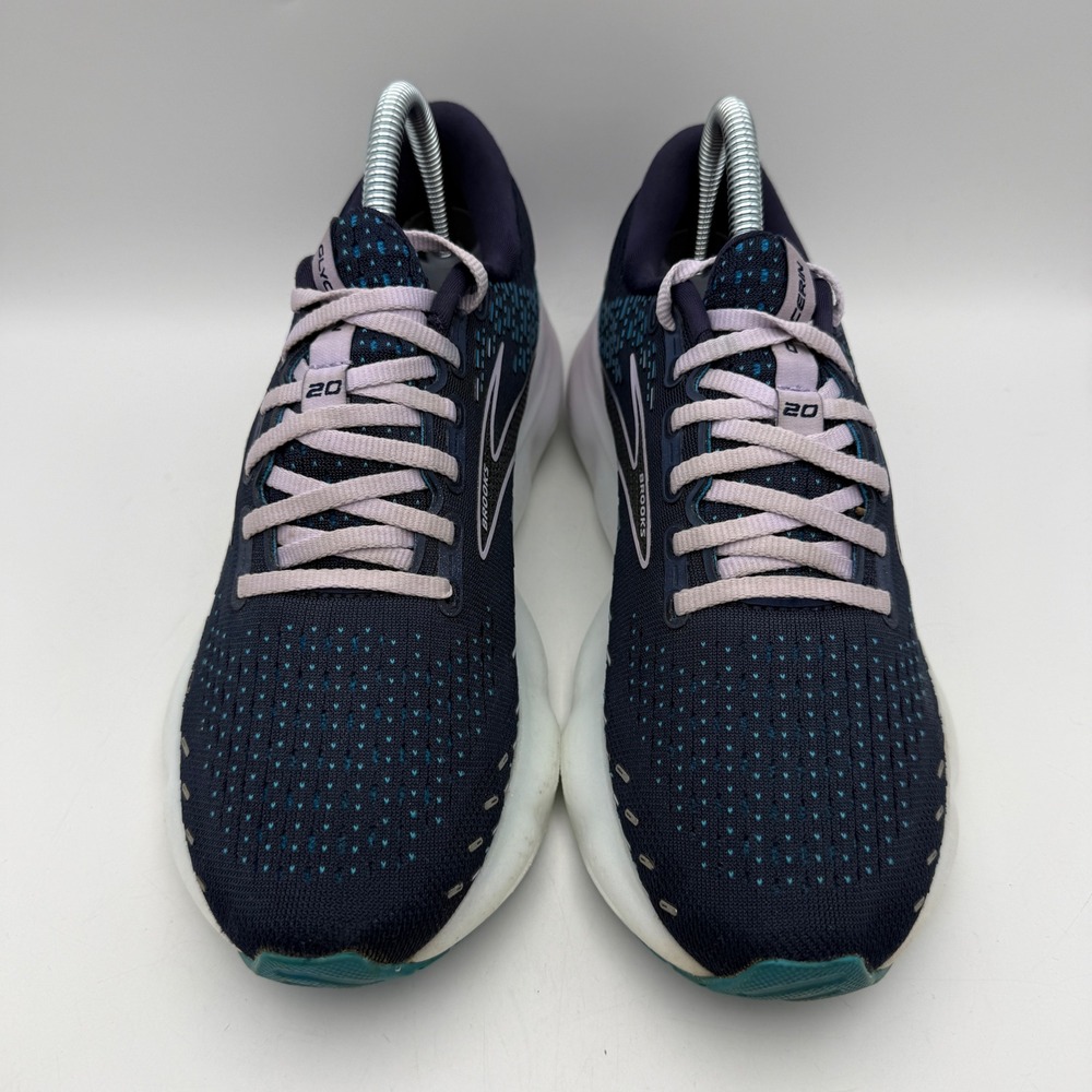 Brooks Glycerin 20 Running Shoes Womens 8 Navy Blue Lavender 1203691B499 - Picture 2 of 7